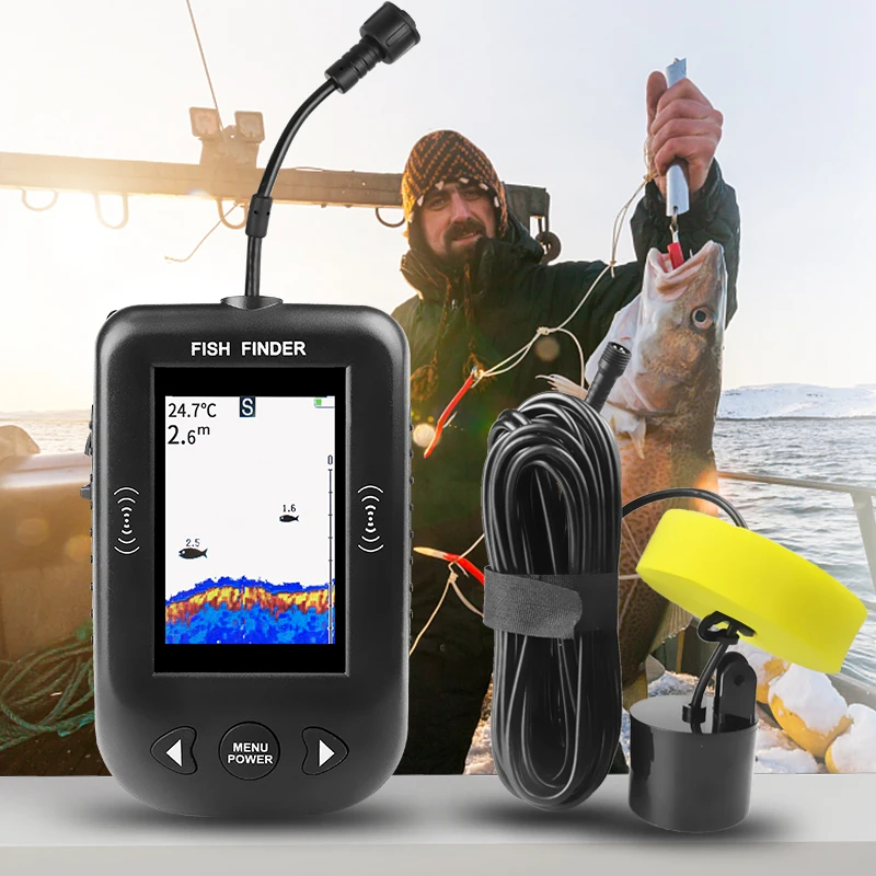 Эхолот Erchang XF03 для рыбалк – обзор и цена Fish Finder Cable