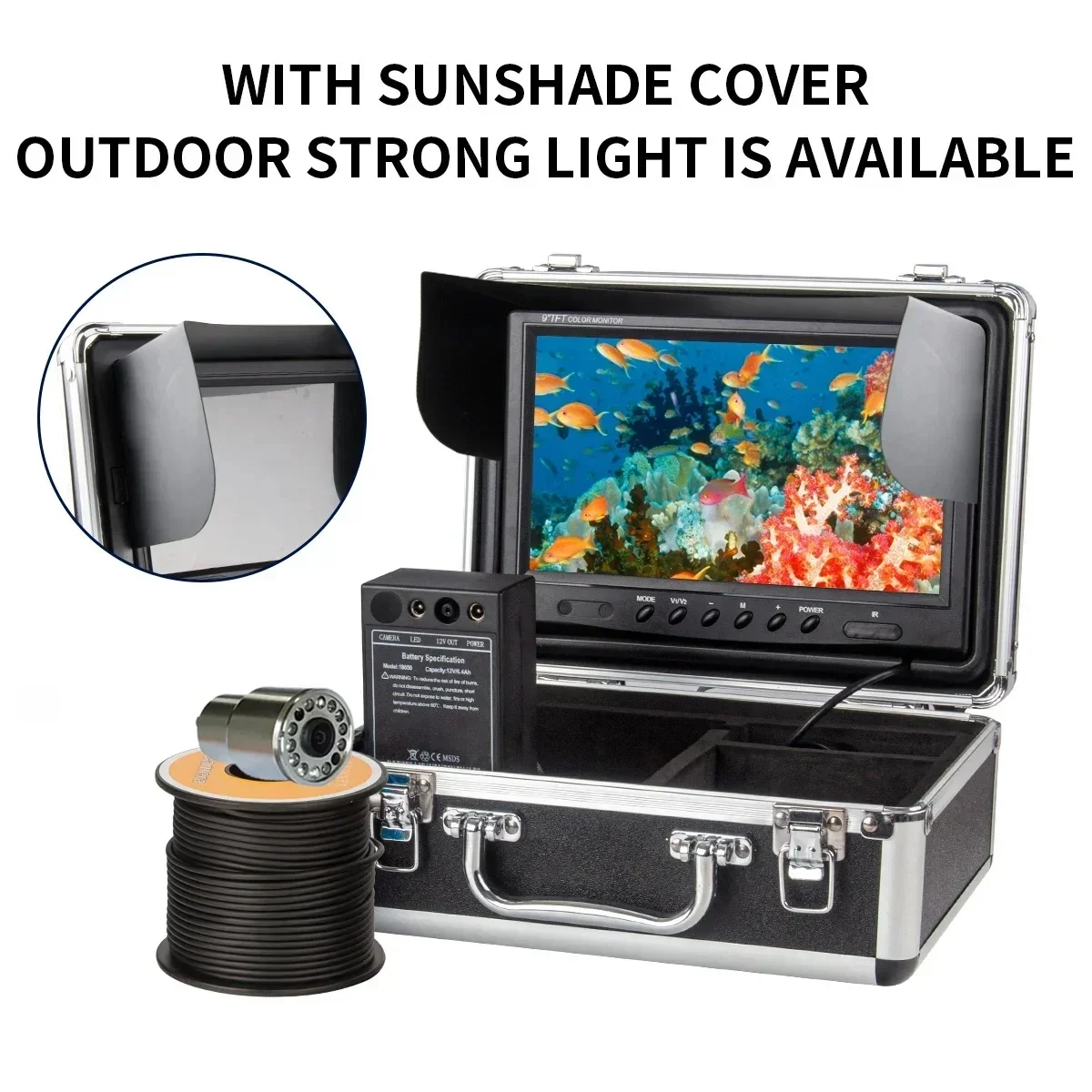 WF13 7-дюймовый ЖК-экран 1000T – обзор и цена Fish Finder Case